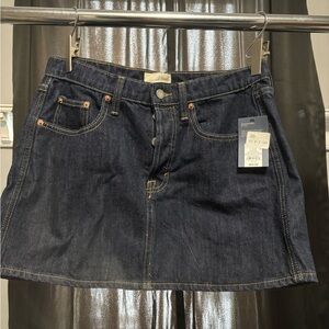 Universal Thread Dark Blue Denim Skirt